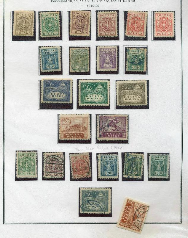 POLAND 1919/30s M&U Collection (Apprx 180 Items) Ref DD523