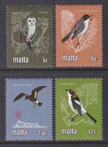 Malta 580-583 Birds MNH VF