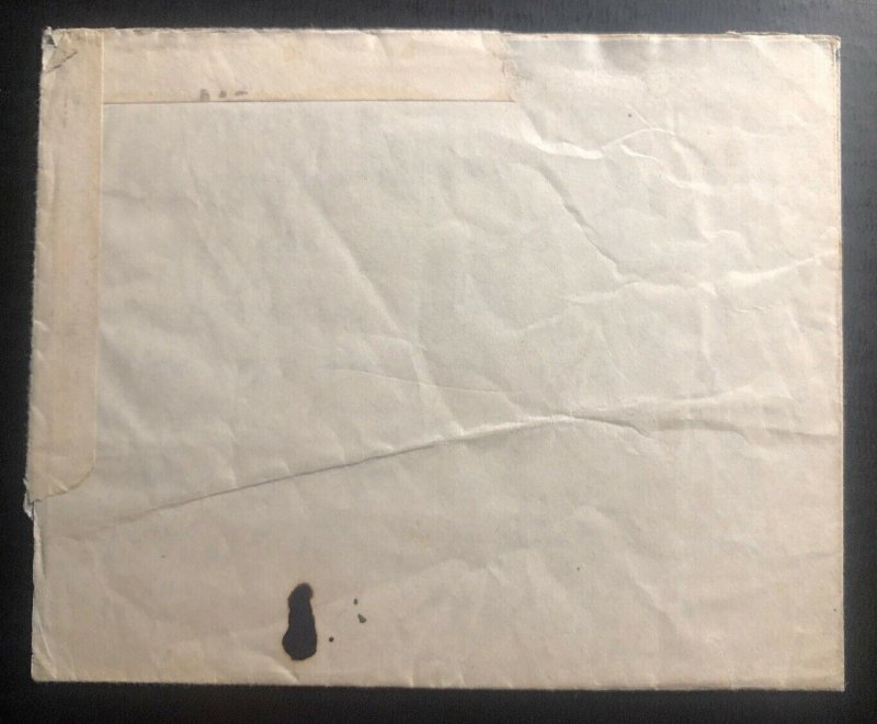 1941 HM Ship British Royal Navy Air Letter Censored Cover To Edinburgh Scotland