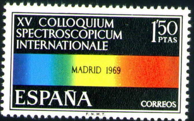 SPAIN Scott 1570, MNH** Spectroscopy stamp 1968
