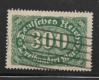 Germany Sc. # 201 Used Inflation wmk 126 L6