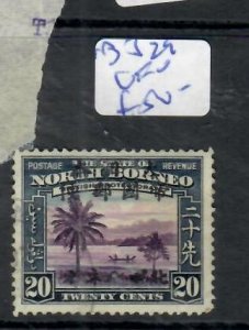 NORTH BORNEO  JAPANESE OCCUPATION 20C SG J29   VFU  P0405H