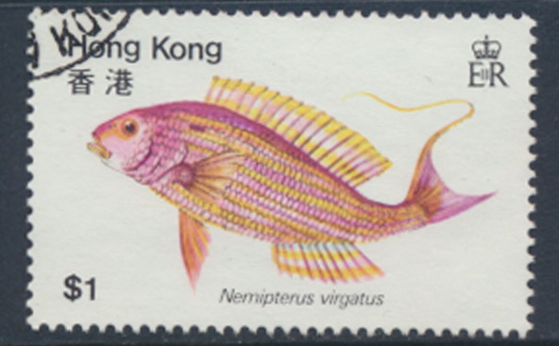 Hong Kong SC# 370 Used  SG 396 Fish  1981 see details and scan 