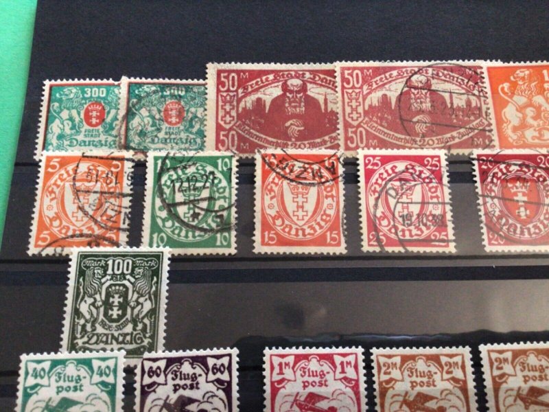 German Danzig mounted mint and used stamps A17304