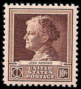 # 878 MINT NEVER HINGED JANE ADDAMS SCIENTIST