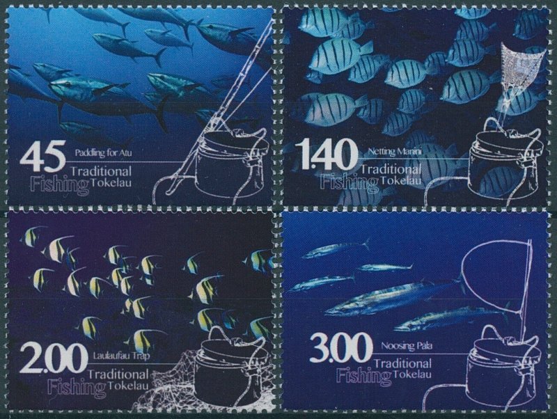 Fish Stamps Tokelau 2015 MNH Traditional Fishing Fishes Cultures 4v Set