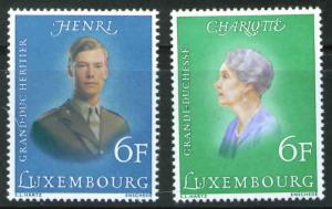 Luxembourg Scott 579-580 MNH** 1976 Royalty set