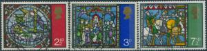 Great Britain 1971 SG894-896 QEII Christmas set FU