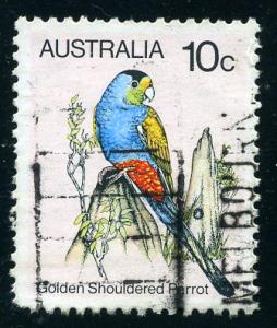 Australia - Scott #732 - 10c - Golden Shouldrd Parrot - Used