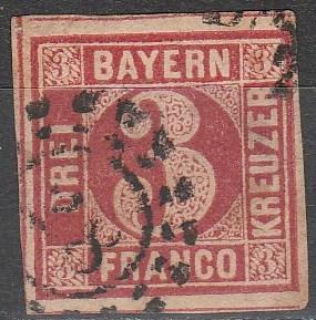 Bavaria #10 F-VF Used CV 44.00 (A16620)