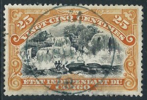 Belgian Congo, Sc #20, 25c Used