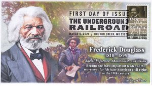 24-075, 2024, The Underground Railroad, First Day Cover, Pictorial Postmark, Fre