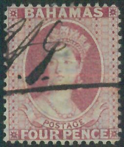 88560 - BAHAMAS - STAMP - Stanley Gibbons # 35 - FINE USED with PEN CANCELLATION