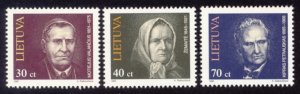 Lithuania Sc# 514-6 MNH Famous Lithuanians