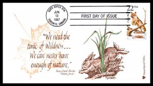 #2286-2335 American Wildlife SET-HAND COLORED HEARTLAND CACHETS SET of 50 Covers