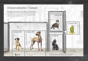 CANADA #2636 PET ADOPTION M/S MNH