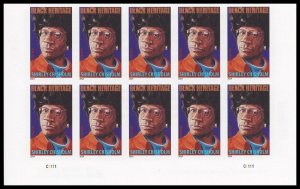 US 4856a Black Heritage Shirley Chisholm imperf NDC plate block L 10 MNH 2014