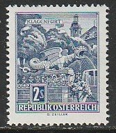 1968 Austria - Sc 696 - MNH VF - 1 single - Dragon Fountain