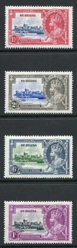 St Helena SG124/7 1935 Silver Jubilee Set M/M