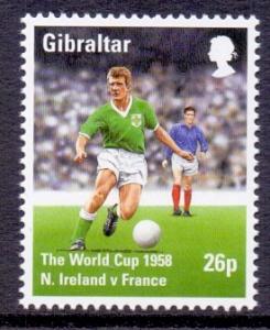 Gibraltar 1996 MNH world football championship  26p    #