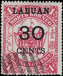 LABUAN   #61 USED (1)