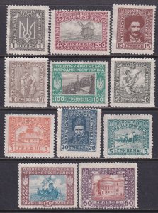 Ukraine Russia 1920 Sc N/L Vienna Issue Stamp MNG