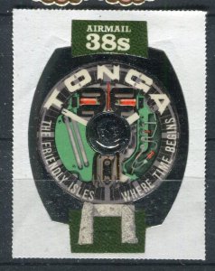 TONGA; 1971 early Electric Watch fine MINT value 38s.