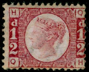 SG48, ½d rose-red plate 11, NH MINT. Cat £120+. QH