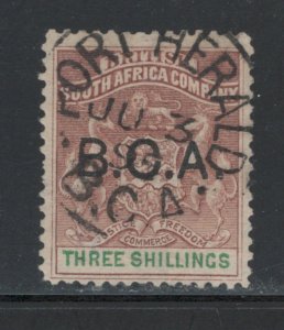 British Central Africa 1895 Overprint 3sh Scott # 10 U