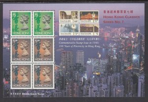 Hong Kong 651Bm Souvenir Sheet MNH VF