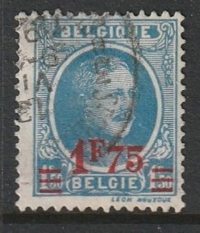 1927 Belgium - Sc 194 - used VF - 1 singles - King Albert I