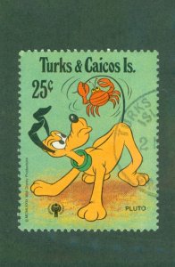 TURKS _ CAICOS 406 USED BIN $0.50