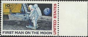 # C76 MINT NEVER HINGED MOON LANDING