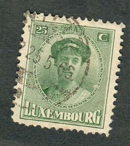 Luxembourg #141 used single