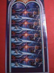 UNITED NATION STAMP: 1992 SC#221a MASSION TO PLANET EARTH FULL SHEET MNH GENEVA