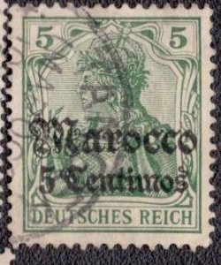 Germany Offices in Morocco - 34 1906 Used