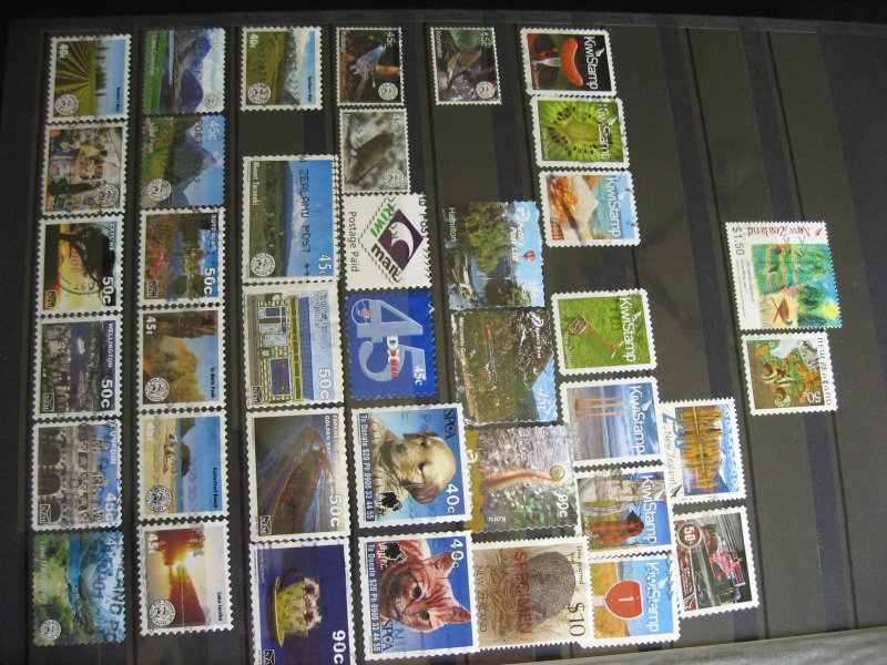 New Zealand collection to 2007 in stockbook U,MH, MNH read description