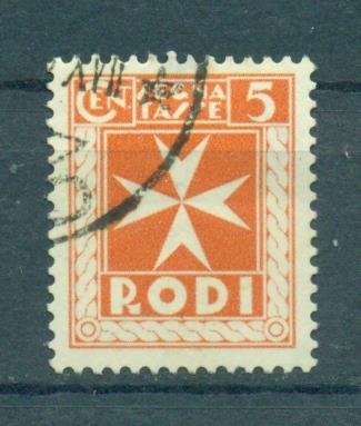 Rhodes sc# J1 used (small thin) cat value $8.00