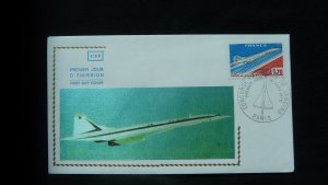aircraft Concorde FDC France 1978 (ref 57659)