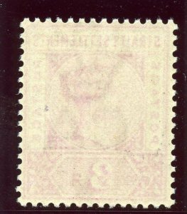 Malaya Straits 1895 QV 3c carmine-rose MLH. SG 96. Sc 84.