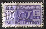Italy; 1946: Sc. # Q68a  Used Single Stamp​