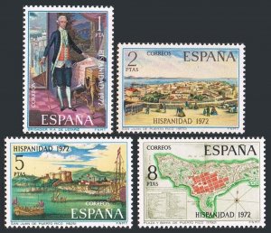 Spain 1734-1737,MNH.Michel 2002-2005. San Juan,450th Ann.1972.M.A. de Ustariz,