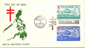 Philippines, Worldwide First Day Cover