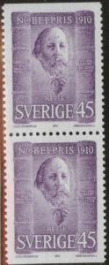 SWEDEN Scott 881 MNH** 1970 Nobel Prize pair of stamps 