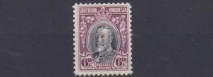 SOUTHERN RHODESIA  1931 - 37    S G 20A   6D  BLACK & MAGENTA     MH 