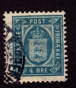 Denmark O7 Official Stamp 1875