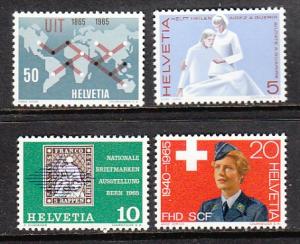 Switzerland 462-465 MNH VF 