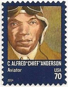 US 4879 C Alfred Chief Anderson 70c single MNH 2014