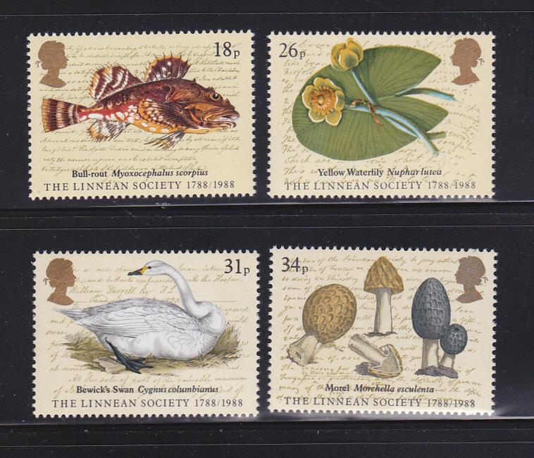 Great Britain 1201-1204 Set MNH Animals and Plants (B)