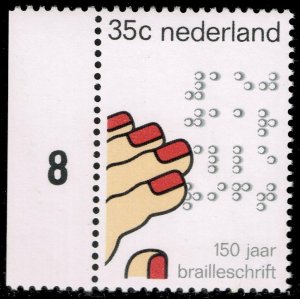 Netherlands #533 Braille; MNH